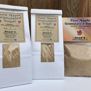 Packages of Pure Maple Granulated Sugar